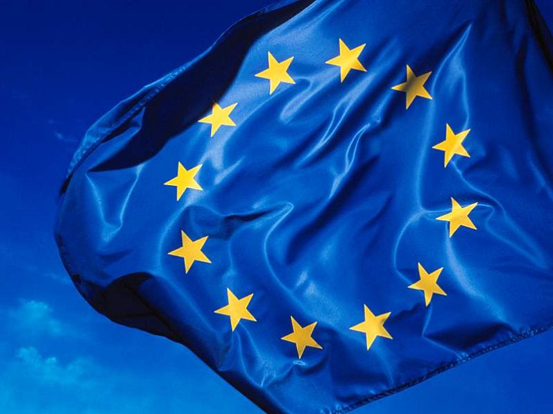 Eine Fahne der Europäischen Union.