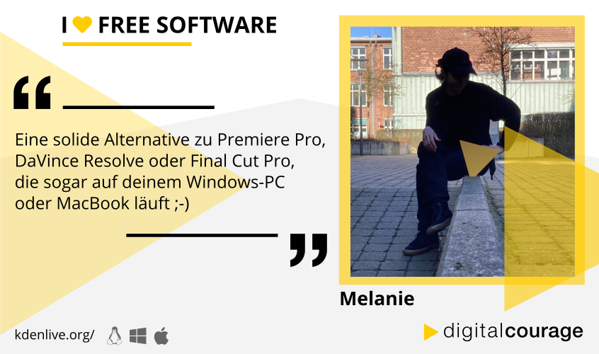 Infokachel zu Kdenlive