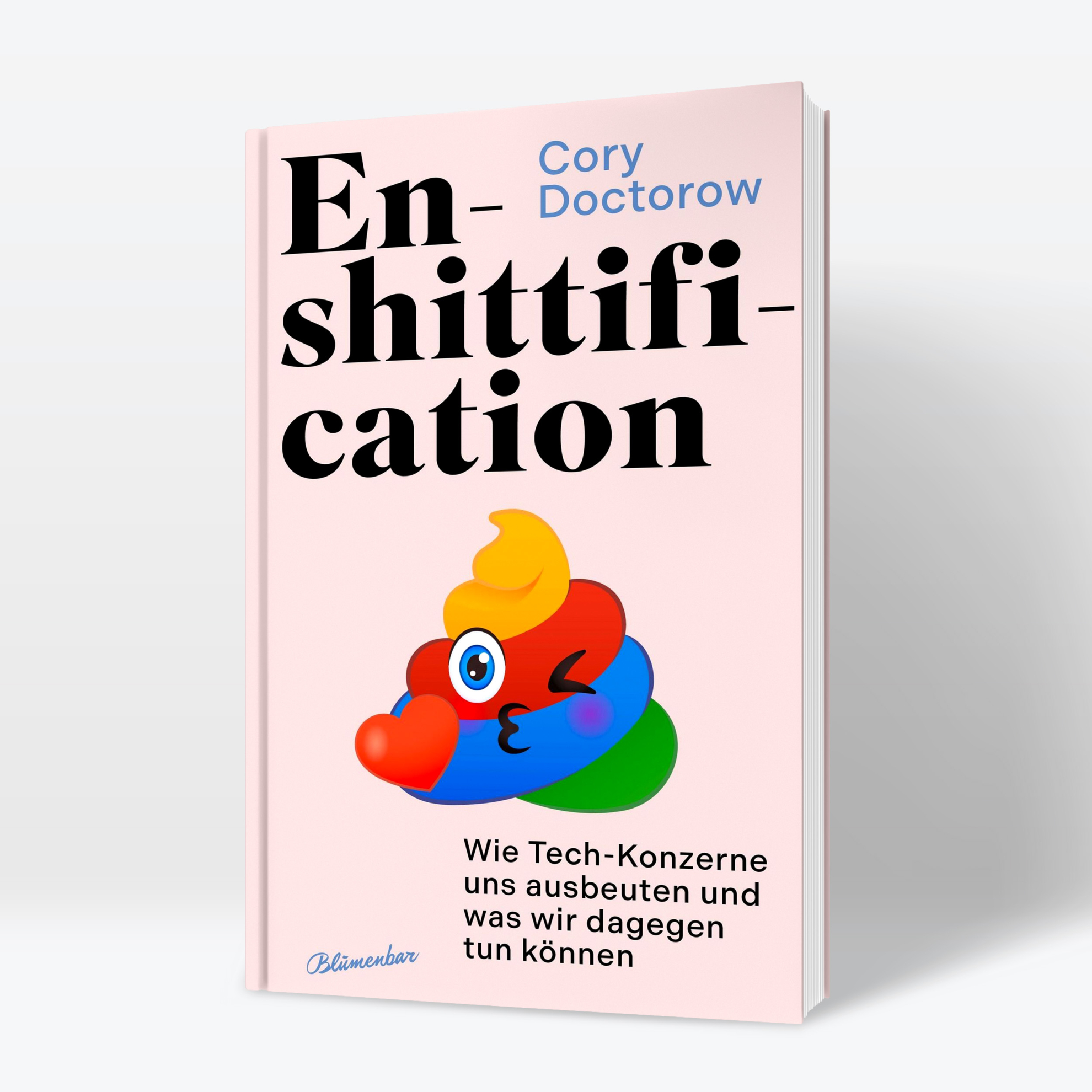 Buchcover von "Enshittification" von Cory Doctorow.