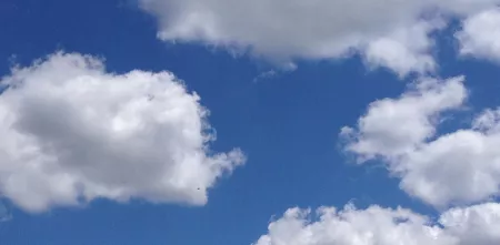 Wolken am Himmel.