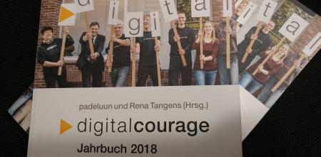 Cover des Jahrbuchs 2018 von Digitalcourage.
