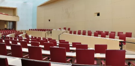 Plenarsaal des Bayrischen Landtags.