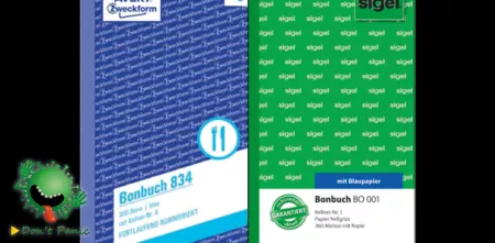 Bonbücher von Sigel und AveryZweckform