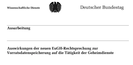Screenshot der ersten Seite des Gutachtens