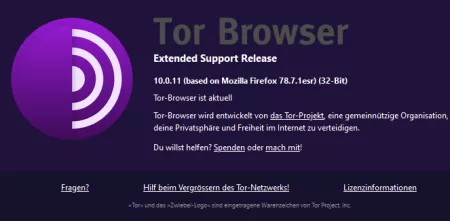 Screenshot zu einer Tor-Browser-Anleitung.