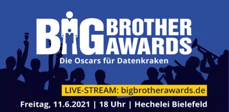 Banner für die BigBrotherAwards.