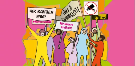 Grafik einer Demonstration