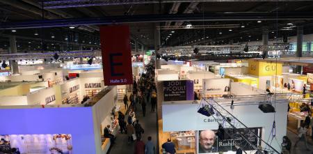 Die Messehalle der Frankfurter Buchmesse