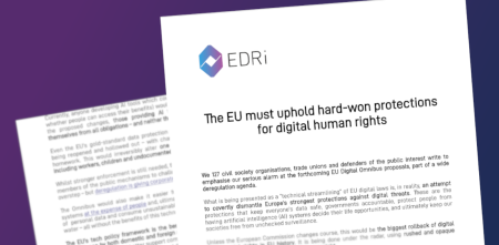 Zwei Seiten des Briefes vor einem lilanem Hintergrund