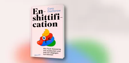 Titelbild des Buches „Enshittification“.
