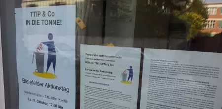 Informationen in einem Fenster zu TTIP.