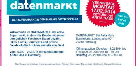Screenshot vom „datenmarkt“.