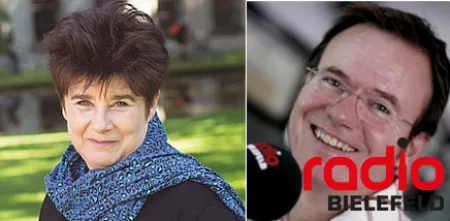 Portraitaufnahmen von Rena Tangens und Andreas Liebold.
