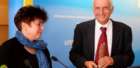 Rena Tangens und Thilo Weichert.