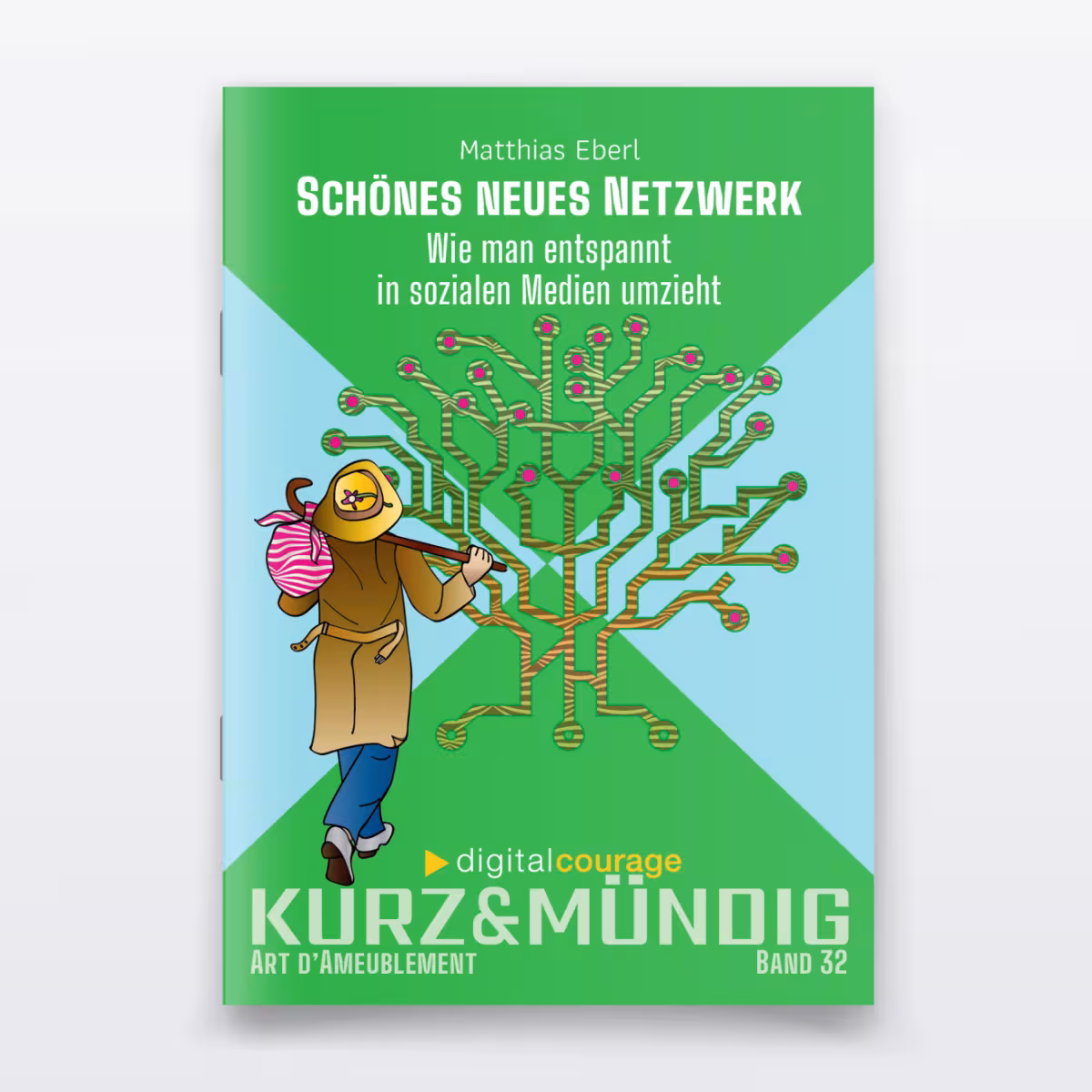 Frontansicht des kurz&mündig-Bandes „Schönes neues Netzwerk“.