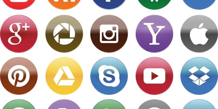 Logos verschiedener bekannter Online Dienste, Lizenz: CC0
