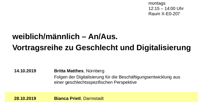 Plakat der Veranstaltung als Screenshot.