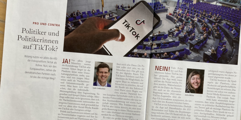 Ausschnitt eines Meinungsbeitrags in der Zeitschrift „Publik Forum“