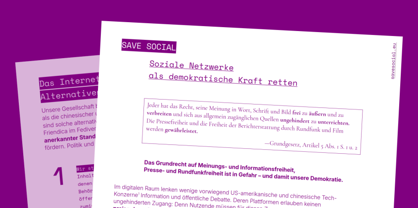 Screenshots des Manifests von „Safe Social“.