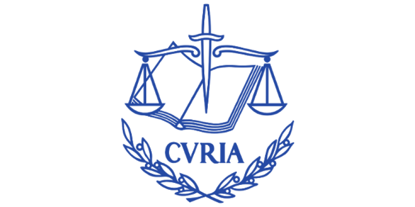 Logo des Europäischen Gerichtshofs.