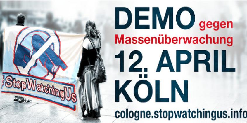Demo-Banner von "StopWatchingUs".