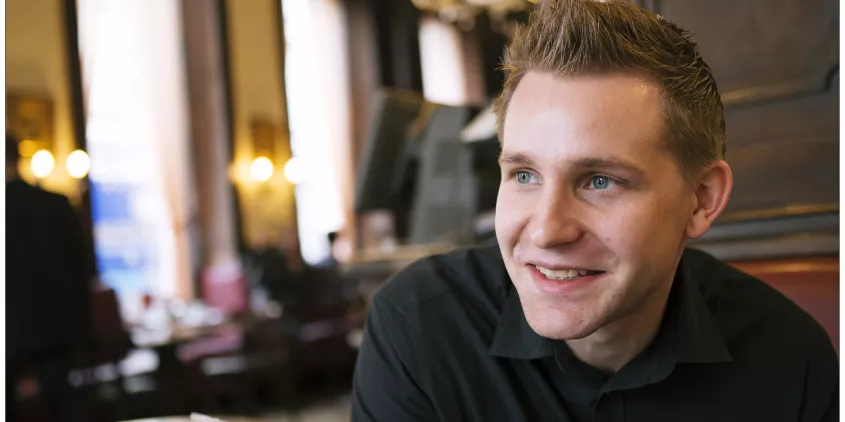 Portraitaufnahme von Max Schrems.