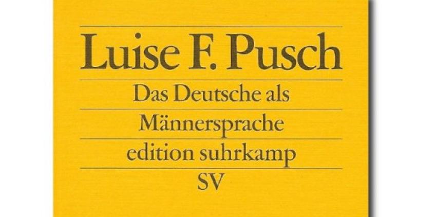 Buchcover von Luise E. Pusch („Deutsch als Männersprache“).