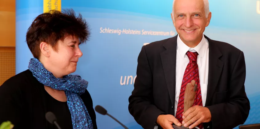 Rena Tangens und Thilo Weichert.