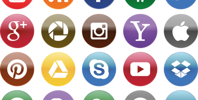 Logos verschiedener bekannter Online Dienste, Lizenz: CC0