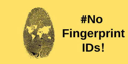 Fingerprint with #NoFingerprintIDs
