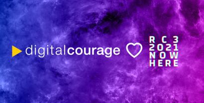 digitalcourage liebt den rc3 Banner