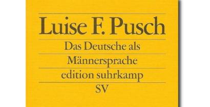Buchcover von Luise E. Pusch („Deutsch als Männersprache“).