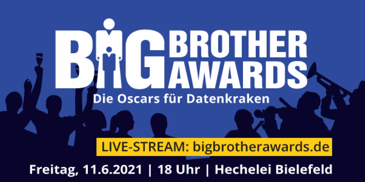 Banner für die BigBrotherAwards.