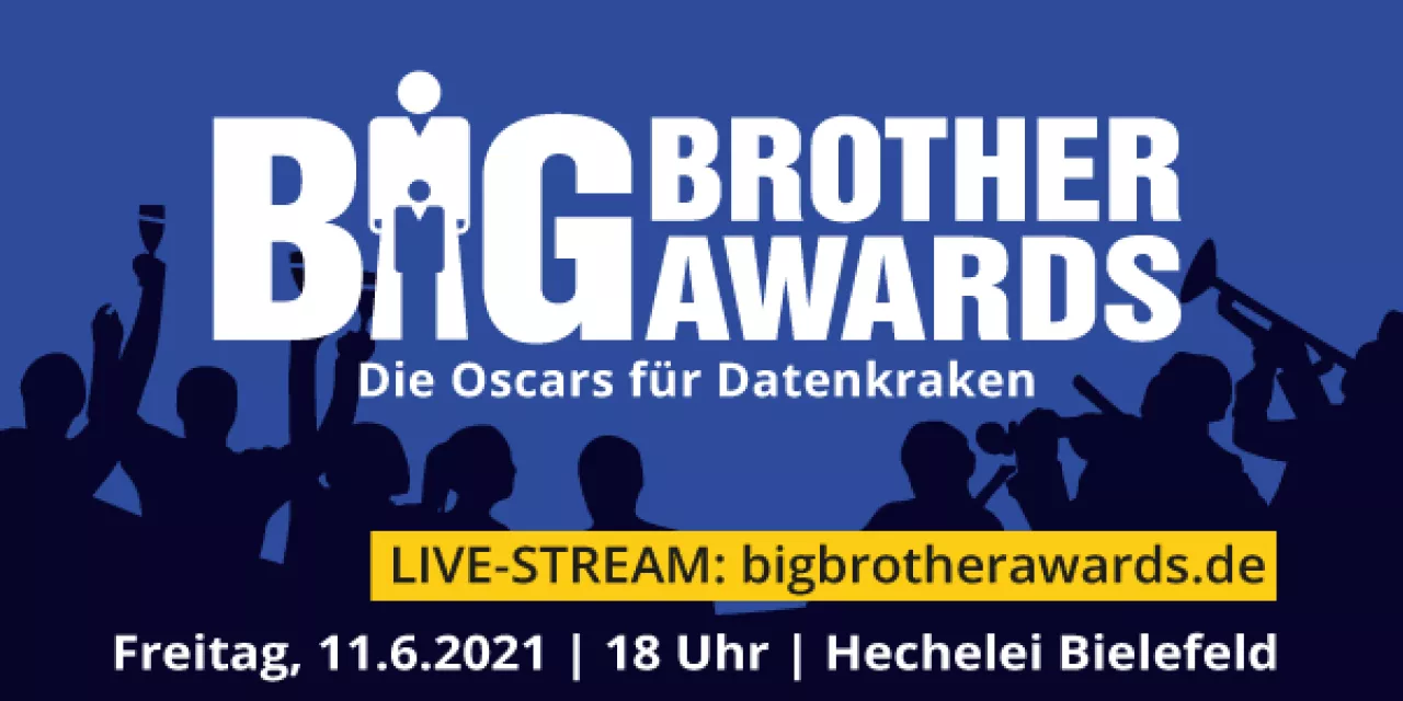 Banner für die BigBrotherAwards.