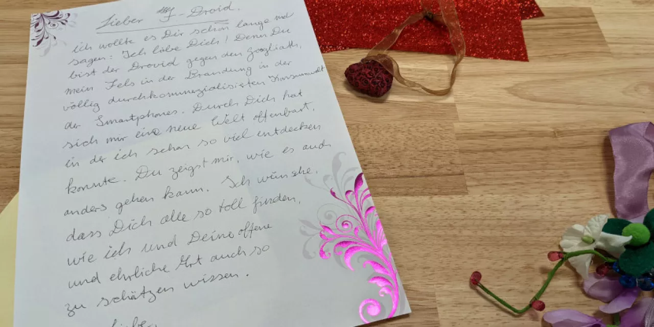 Liebesbrief an FDroid anlässlich des "I love free Software"-Tages am 14. Februar