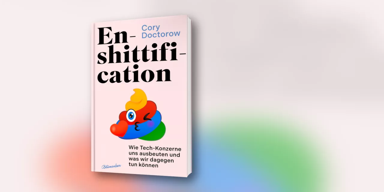 Titelbild des Buches „Enshittification“.