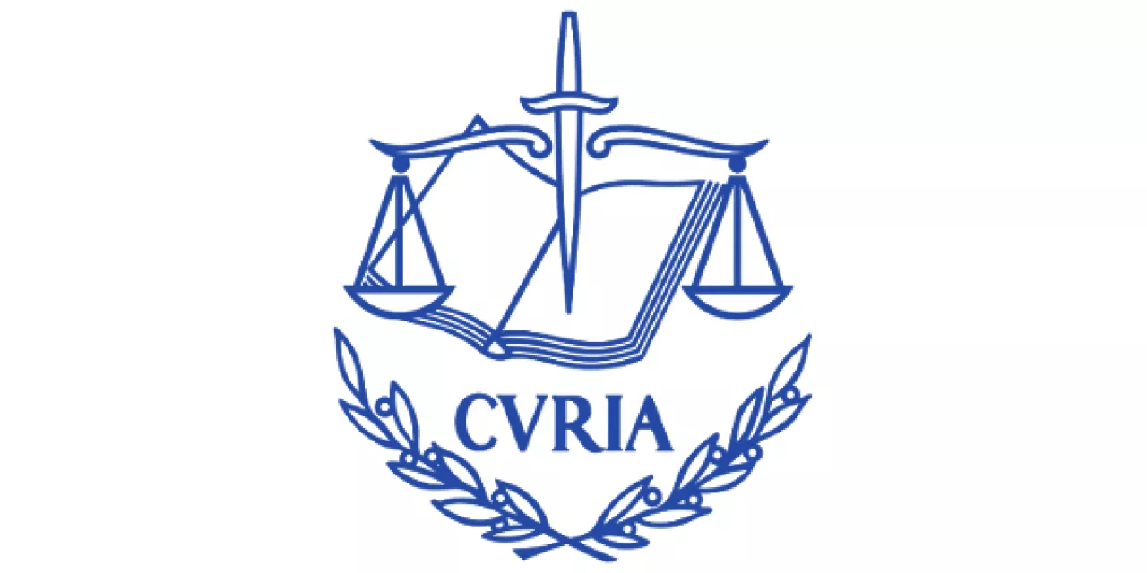 Logo des Europäischen Gerichtshofs.