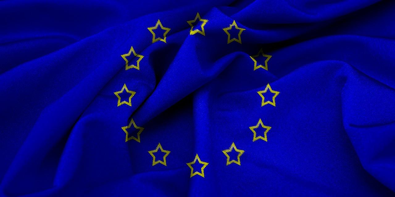 Grafik einer EU-Flagge.