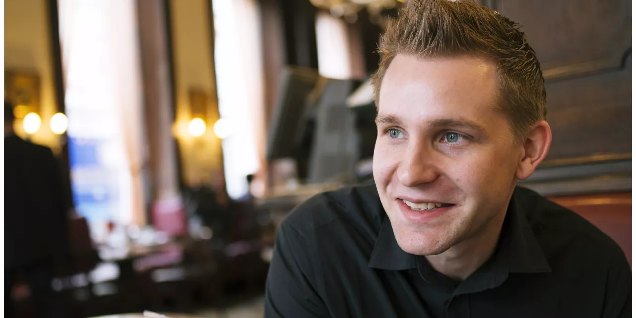 Portraitaufnahme von Max Schrems.