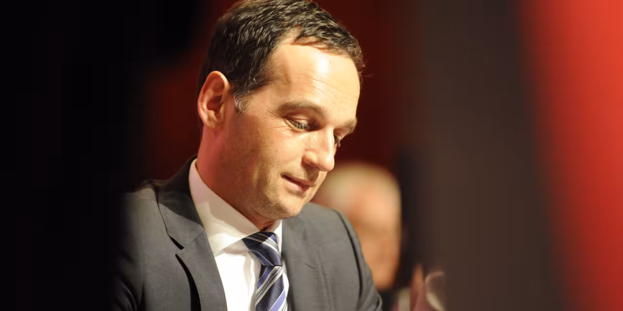 Portraitaufnahme von Heiko Maas.