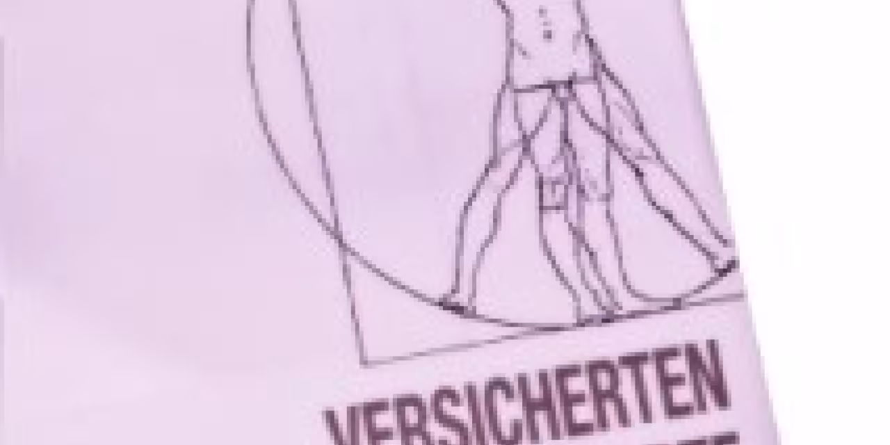 Rechter Rand einer Krankenkassenkarte.