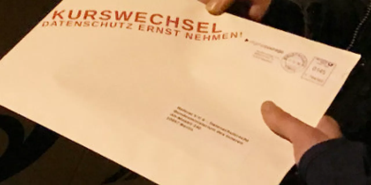 Foto: Brief an das Bundesministerium des Innern