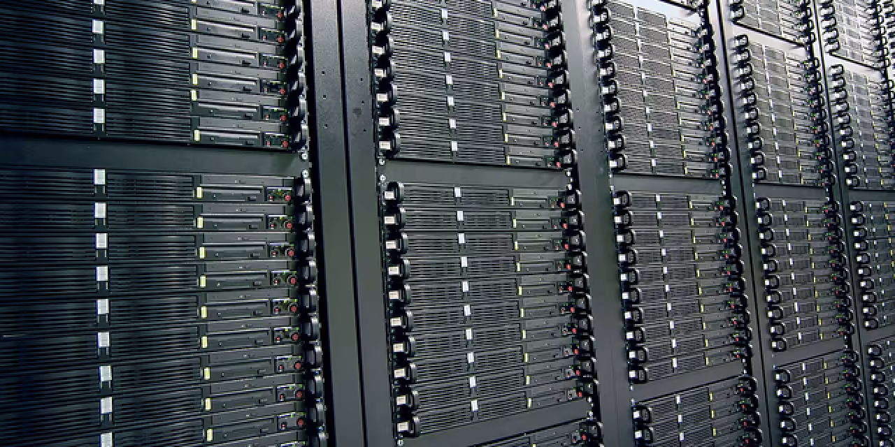 Ein Serverschrank.
