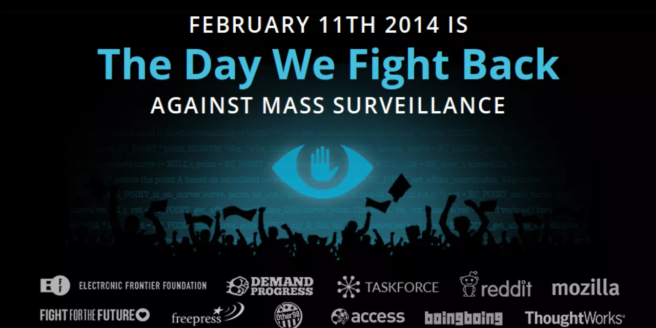 Banner: "The Day We Fight Back".