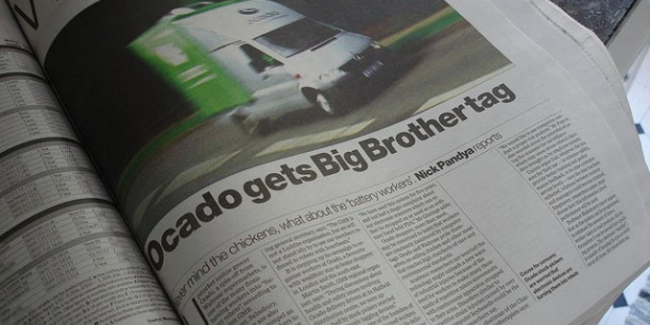 Zeitungsartikel: "Ocado gets BigBrother tag"